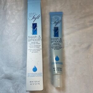NEW Avon Skin So Soft Fresh & Smooth Sensitive Skin Facial Hair Removal Cream 2